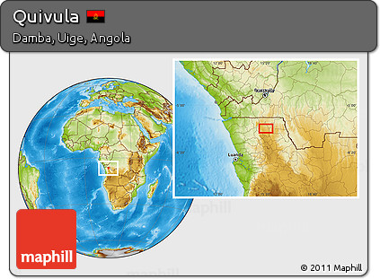 Physical Location Map of Quivula