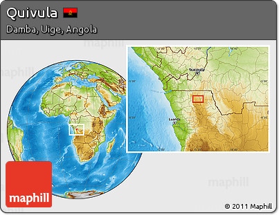 Physical Location Map of Quivula