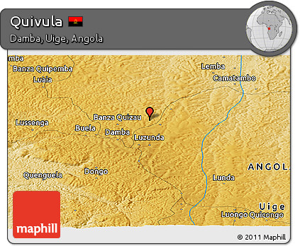 Physical Panoramic Map of Quivula