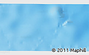 Shaded Relief 3D Map of the area around 6° 38' 39" S, 161° 34' 29" E