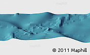 Satellite Panoramic Map of the area around 6° 38' 39" S, 161° 25' 30" W
