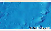 Shaded Relief 3D Map of the area around 6° 38' 39" S, 167° 22' 30" W