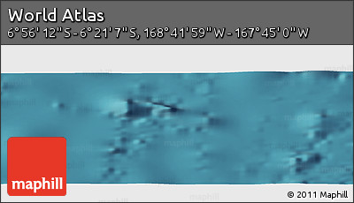 Satellite Panoramic Map of the Area around 6° 38' 39" S, 168° 13' 29" W