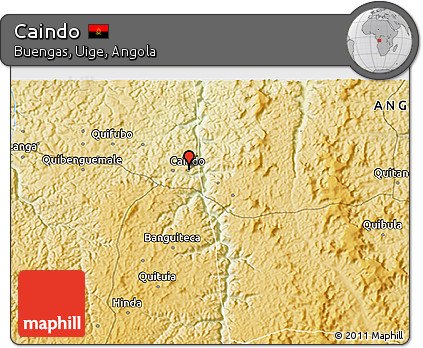 Physical 3D Map of Caindo