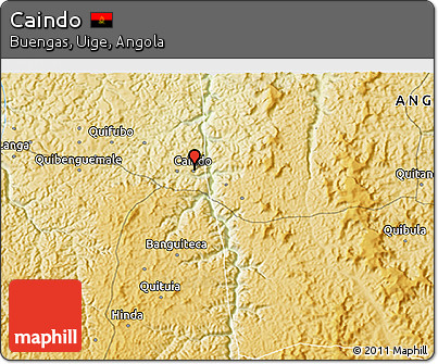 Physical 3D Map of Caindo
