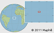 Savanna Style Location Map of the area around 6° 38' 39" S, 18° 37' 30" W