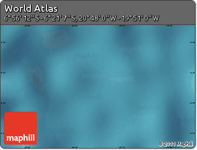 Satellite Map of the Area around 6° 38' 39" S, 20° 19' 30" W