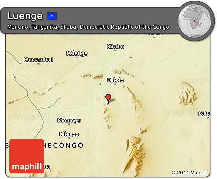 Physical 3D Map of Luenge