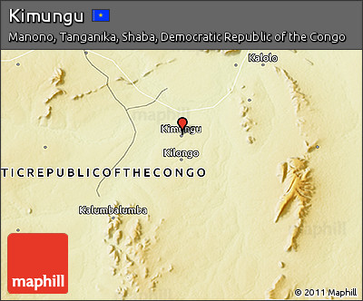 Physical 3D Map of Kimungu