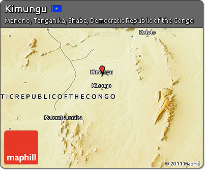 Physical 3D Map of Kimungu