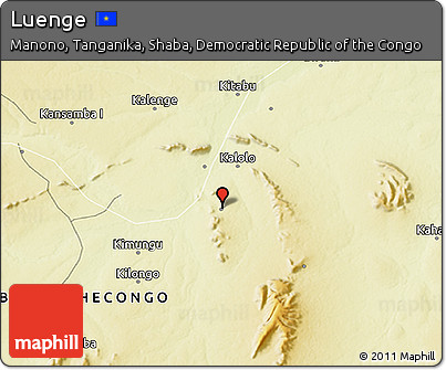 Physical 3D Map of Luenge