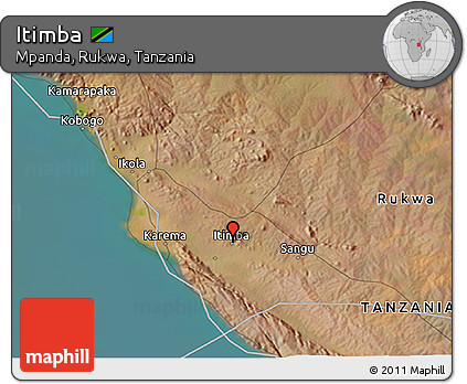 Satellite 3D Map of Itimba