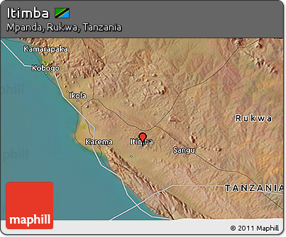 Satellite 3D Map of Itimba