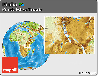 Physical Location Map of Itimba