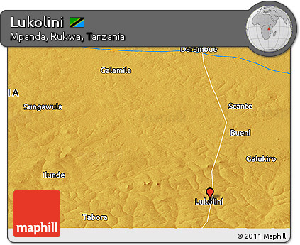 Physical Panoramic Map of Lukolini