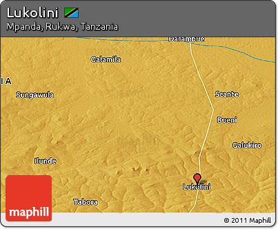 Physical Panoramic Map of Lukolini