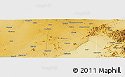 Physical Panoramic Map of Chiona