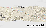 Shaded Relief Panoramic Map of Lumuma