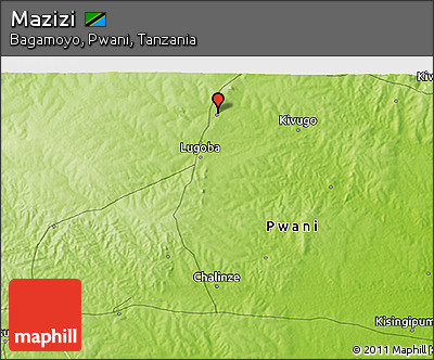 Physical 3D Map of Mazizi