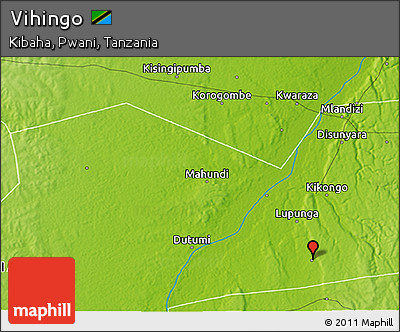 Physical 3D Map of Vihingo