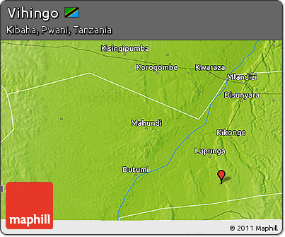 Physical 3D Map of Vihingo