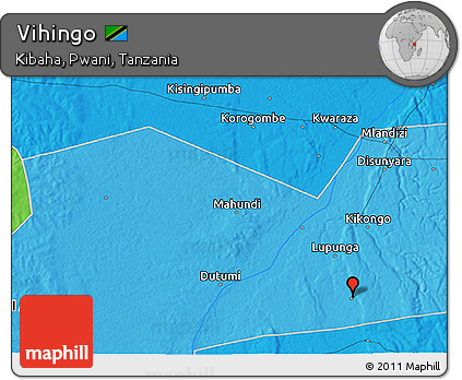 Political 3D Map of Vihingo