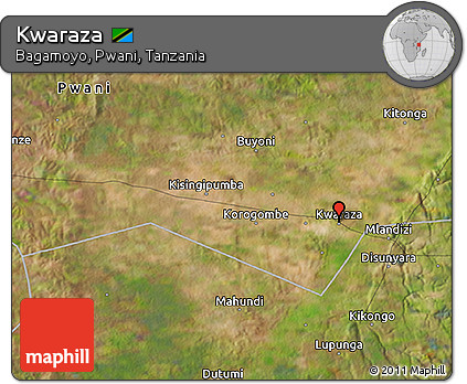 Satellite 3D Map of Kwaraza