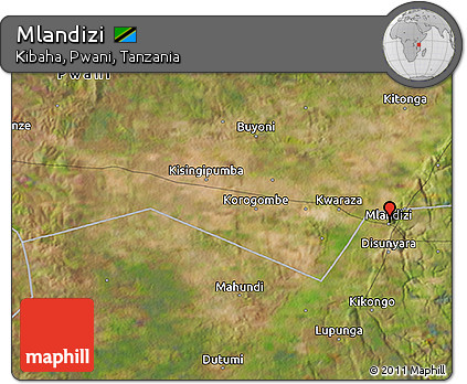 Satellite 3D Map of Mlandizi