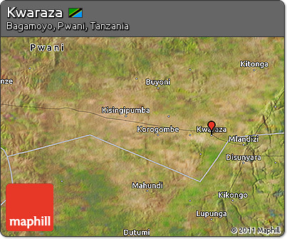Satellite 3D Map of Kwaraza