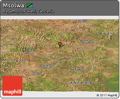 Satellite Panoramic Map of Msolwa