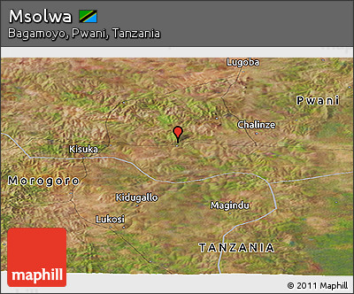 Satellite Panoramic Map of Msolwa