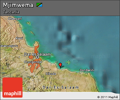 Satellite 3D Map of Mjimwema
