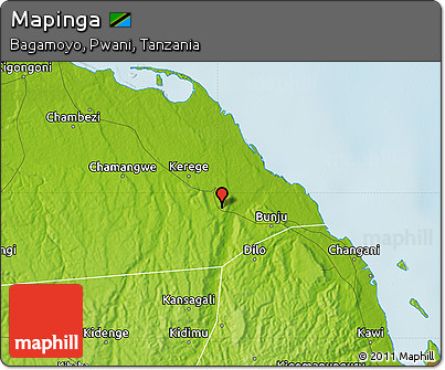 Physical Map of Mapinga