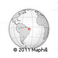 Outline Map of the Area around 6° 38' 39" S, 40° 43' 30" W, rectangular outline