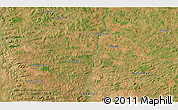 Satellite 3D Map of the area around 6° 38' 39" S, 47° 31' 29" W