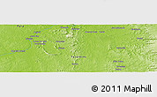 Physical Panoramic Map of Fortaleza