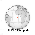 Outline Map of the Area around 6° 38' 39" S, 5° 1' 30" W, rectangular outline