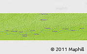 Physical Panoramic Map of the area around 6° 38' 39" S, 70° 28' 29" W