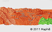Political Panoramic Map of Tarapoto