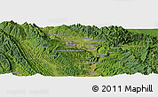 Satellite Panoramic Map of Tarapoto