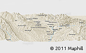 Shaded Relief Panoramic Map of Tarapoto