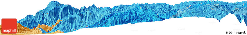 Political Horizon Map of Carniche Alto