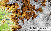 Physical Map of Carniche Alto