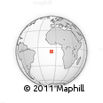 Outline Map of the Area around 6° 38' 39" S, 7° 34' 30" W, rectangular outline