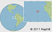 Savanna Style Location Map of the area around 6° 38' 39" S, 84° 4' 29" W