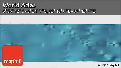 Satellite Panoramic Map of the Area around 6° 38' 39" S, 92° 43' 29" E