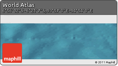 Satellite Panoramic Map of the Area around 6° 38' 39" S, 94° 25' 30" E