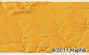 Political 3D Map of the area around 70° 13' 33" N, 100° 22' 30" E