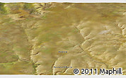 Satellite 3D Map of the area around 70° 13' 33" N, 100° 22' 30" E