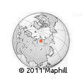 Outline Map of the Area around 70° 13' 33" N, 106° 19' 29" E, rectangular outline